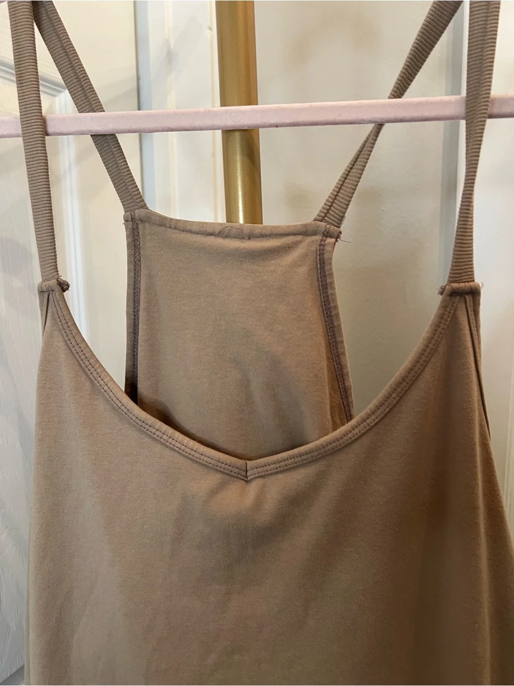 Free People Taupe hot shot romper